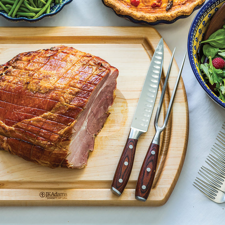 J.K. Adams Maple Reversible Carving Board, Wood Cutting Board, 20" x 14" x 1.25" - VMInnovations