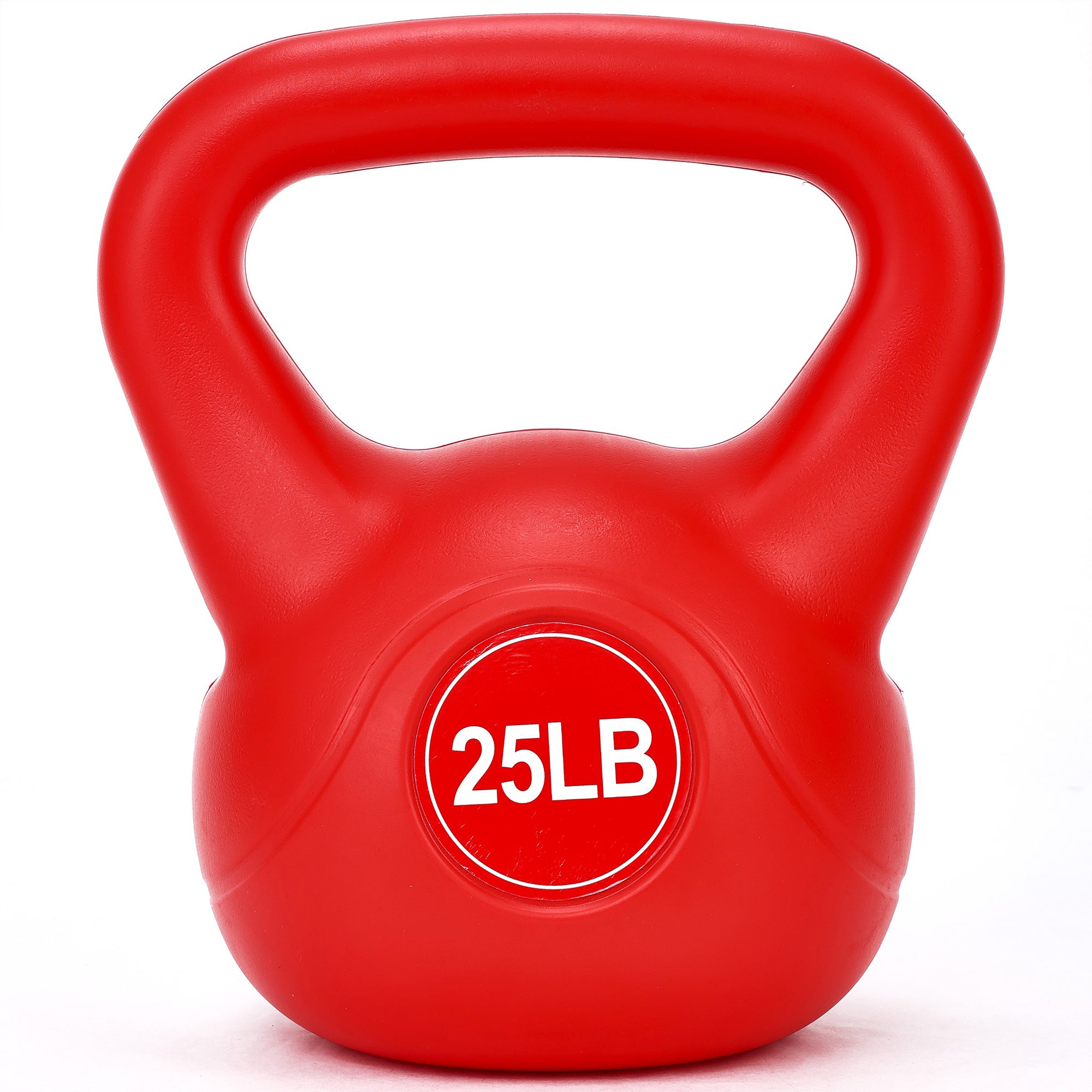 BalanceFrom Sand-Filled Kettlebell Exercise Weights Set of 5, 10, 15, 20 & 25 lb