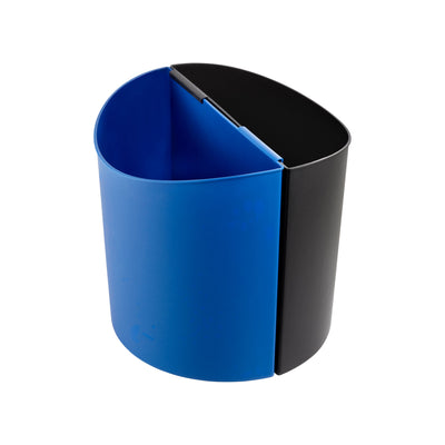 Safco Desk-Side Recycling Receptacle, 15 Gallon Combined Capacity (Open Box)