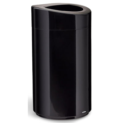 Safco Open Top Trash Can, Indoor Home 30 Gallon Waste Bin Container, Black - VMInnovations