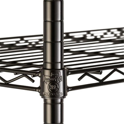 Honey-Can-Do 5-Tier Shelving Storage Rack Organizer, 350lb Shelf Capacity, Black (Open Box) - VMInnovations