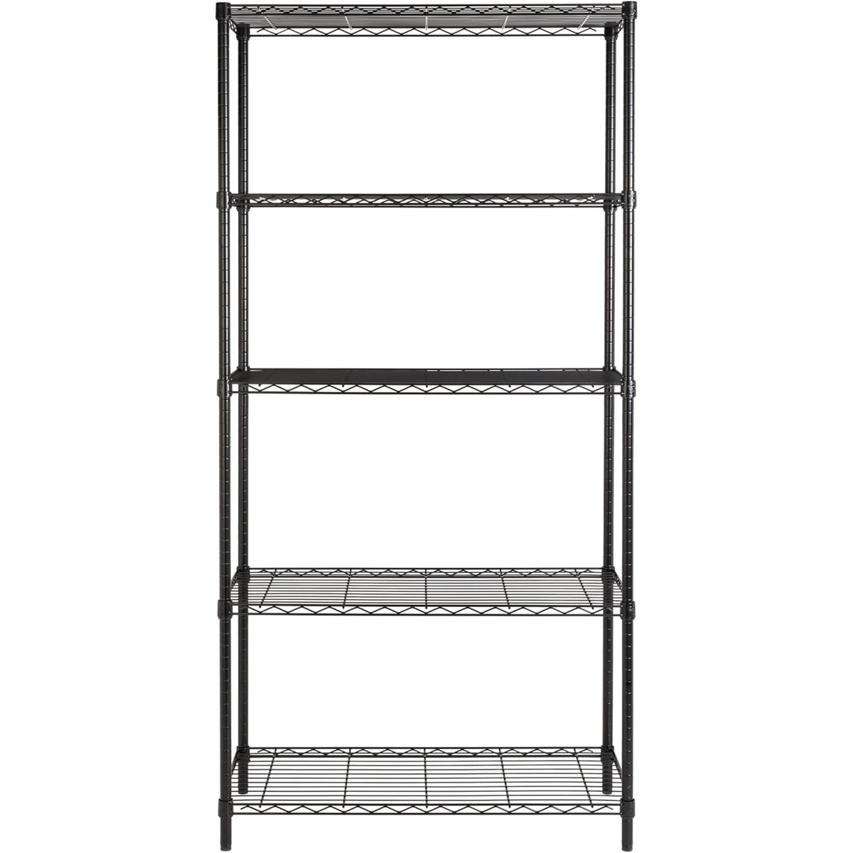 Honey-Can-Do 5-Tier Shelving Storage Rack Organizer, 350lb Shelf Cap, (Open Box)