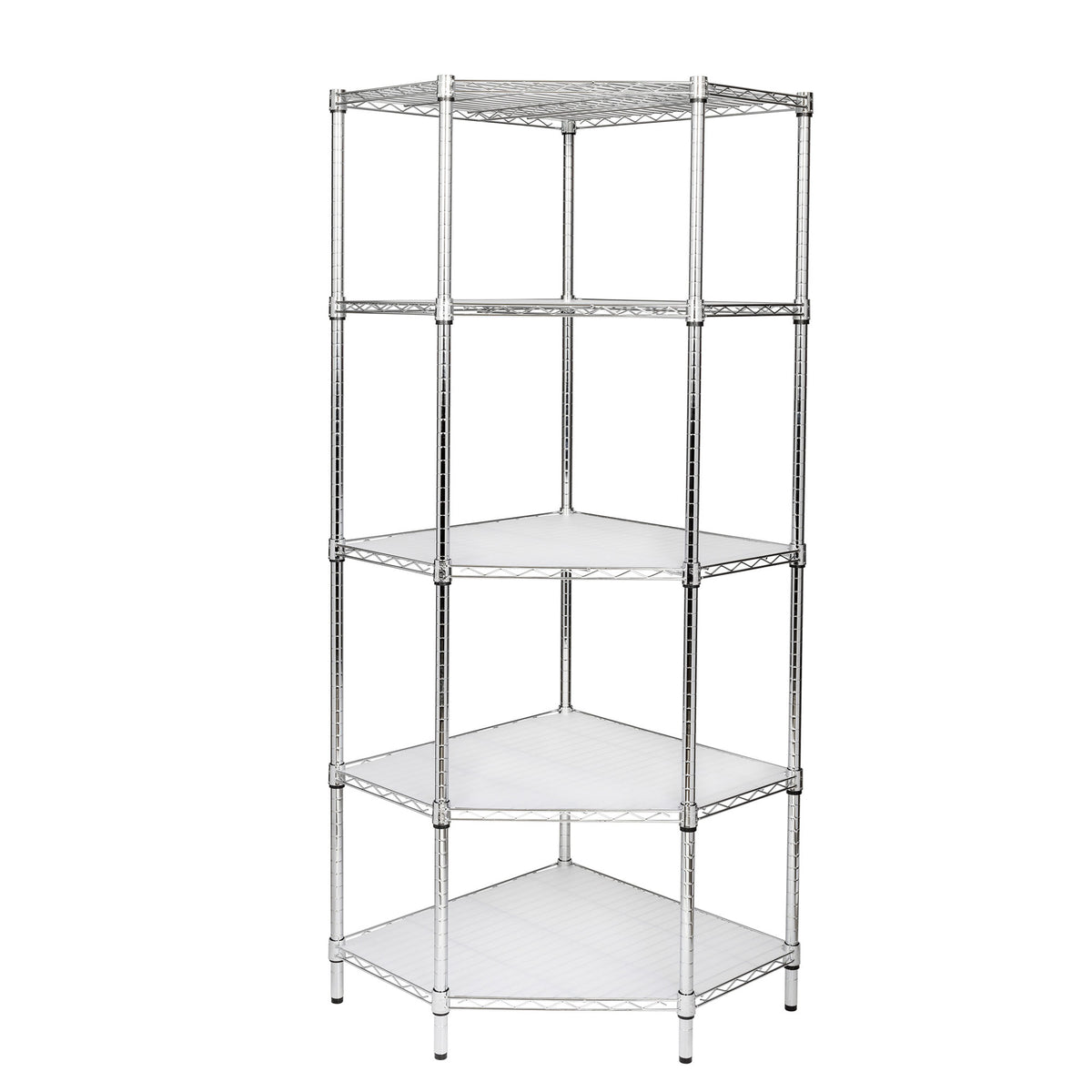 Honey-Can-Do 5Tier Corner Shelving Storage Organizer, 350lb Capacity (Open Box)