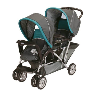 Graco DuoGlider Tandem Folding Double Baby Stroller - Dragonfly (Lightly Used)