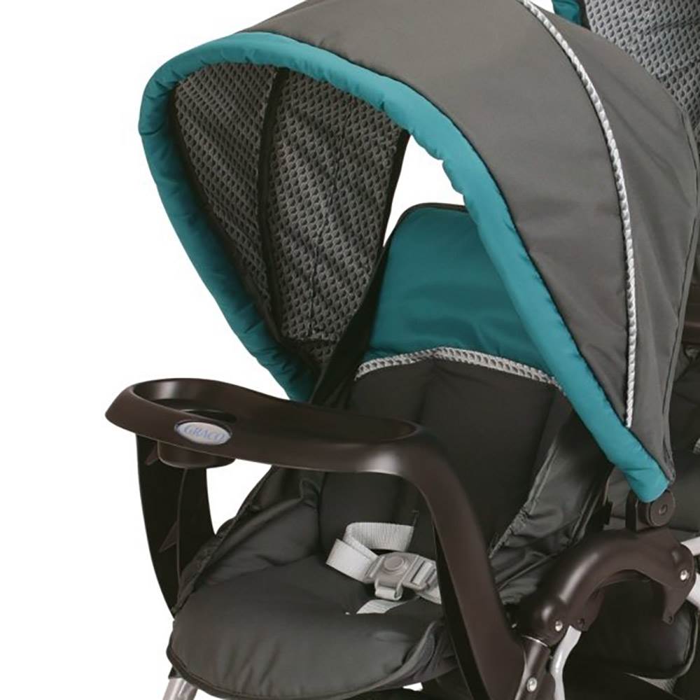 Graco DuoGlider Tandem Folding Double Baby Stroller - Dragonfly (Lightly Used)