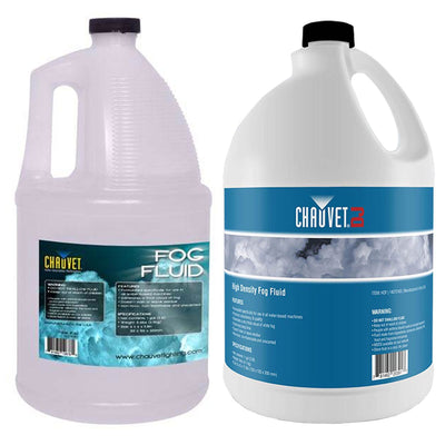 CHAUVET FJU Fog/Smoke Machine Juice Gallon + HDF High Density Fog Fluid Gallon