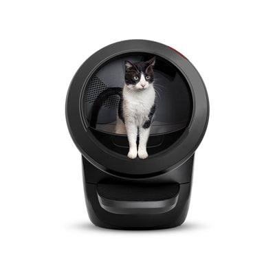 Litter-Robot 4 with Step & Fence by Whisker, Black - Automatic, Self-Cleaning Cat Litter Box - VMInnovations