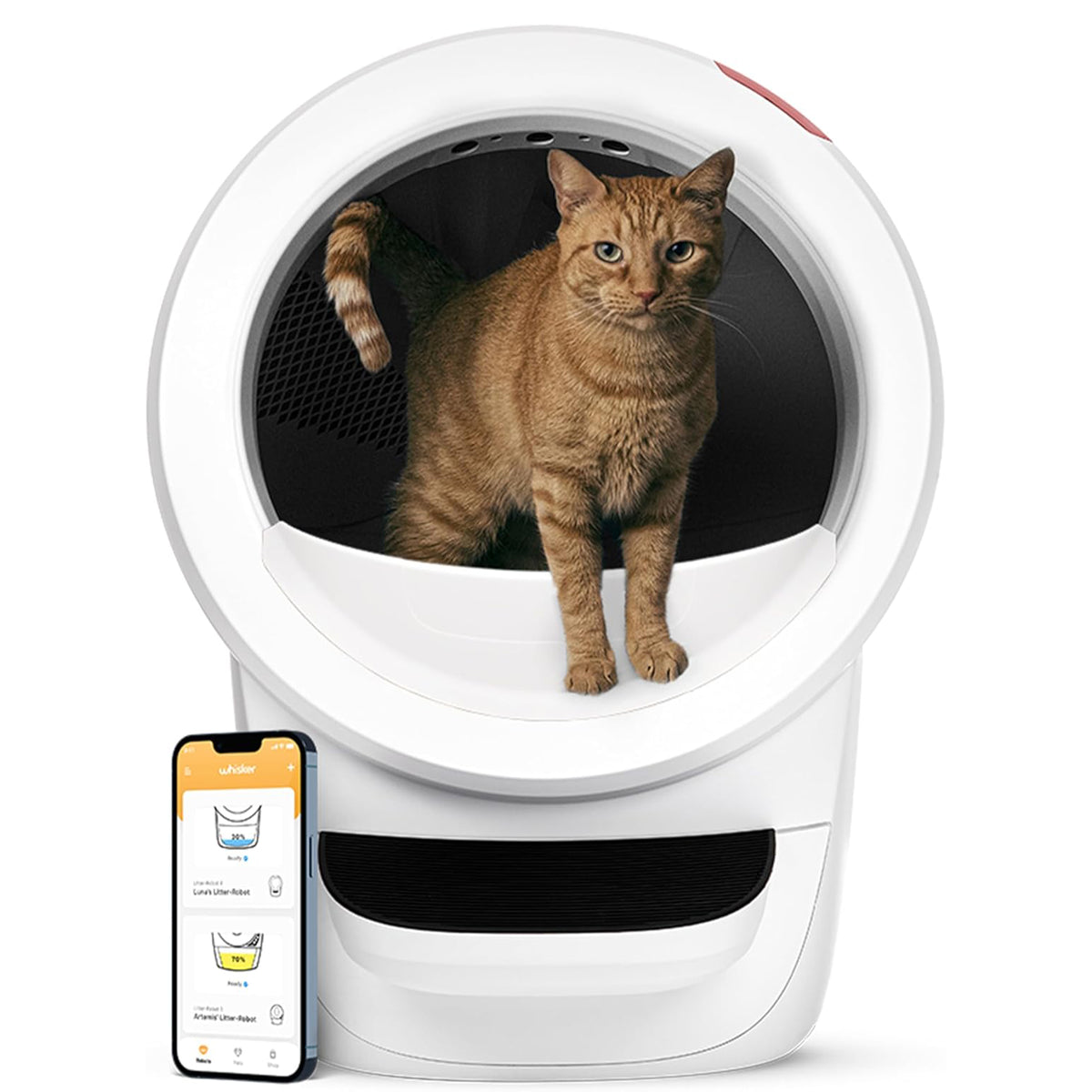 Litter-Robot 4 by Whisker, Automatic, Self-Cleaning Cat Litter Box (Open Box)