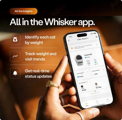 Litter-Robot 4 by Whisker, White - Automatic, Self-Cleaning Cat Litter Box - VMInnovations