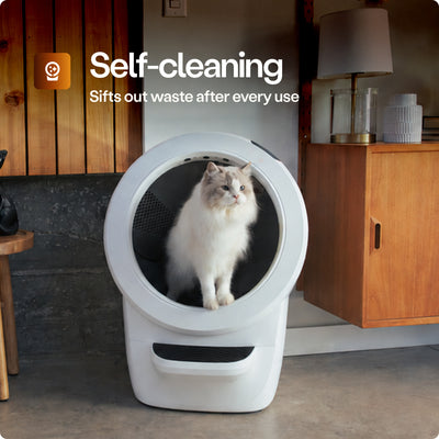 Litter-Robot 4 by Whisker, White - Automatic, Self-Cleaning Cat Litter Box - VMInnovations