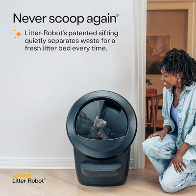 Litter-Robot 4 Supply & Accessory Bundle by Whisker, Black (Open Box) - VMInnovations