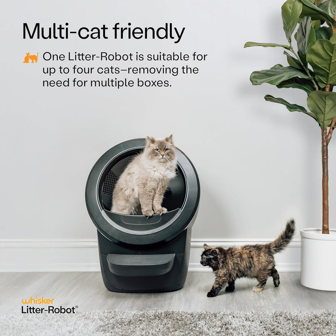 Litter-Robot 4 Supply & Accessory Bundle by Whisker, Black (Open Box) - VMInnovations