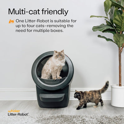 Litter-Robot 4 Supply & Accessory Bundle by Whisker, Black (Open Box) - VMInnovations