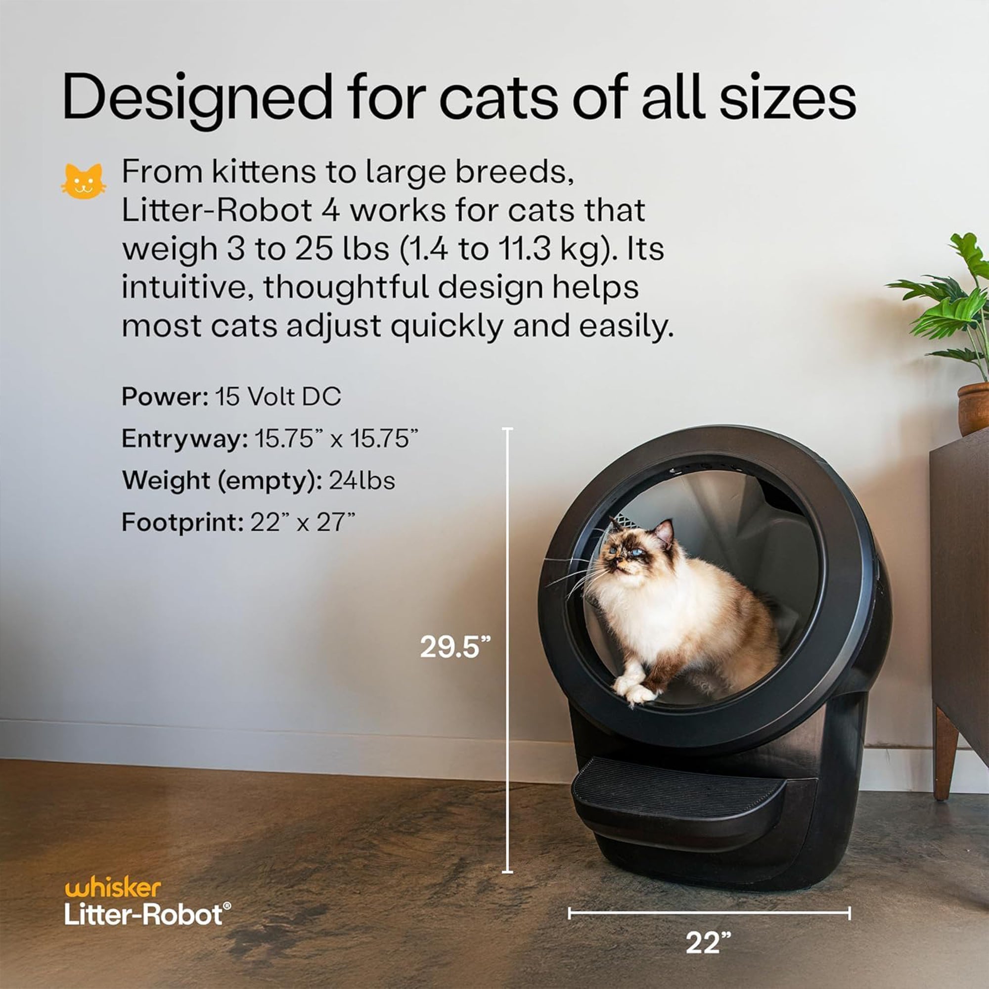 Litter-Robot 4 Supply & Accessory Bundle by Whisker, Black (Open Box) - VMInnovations