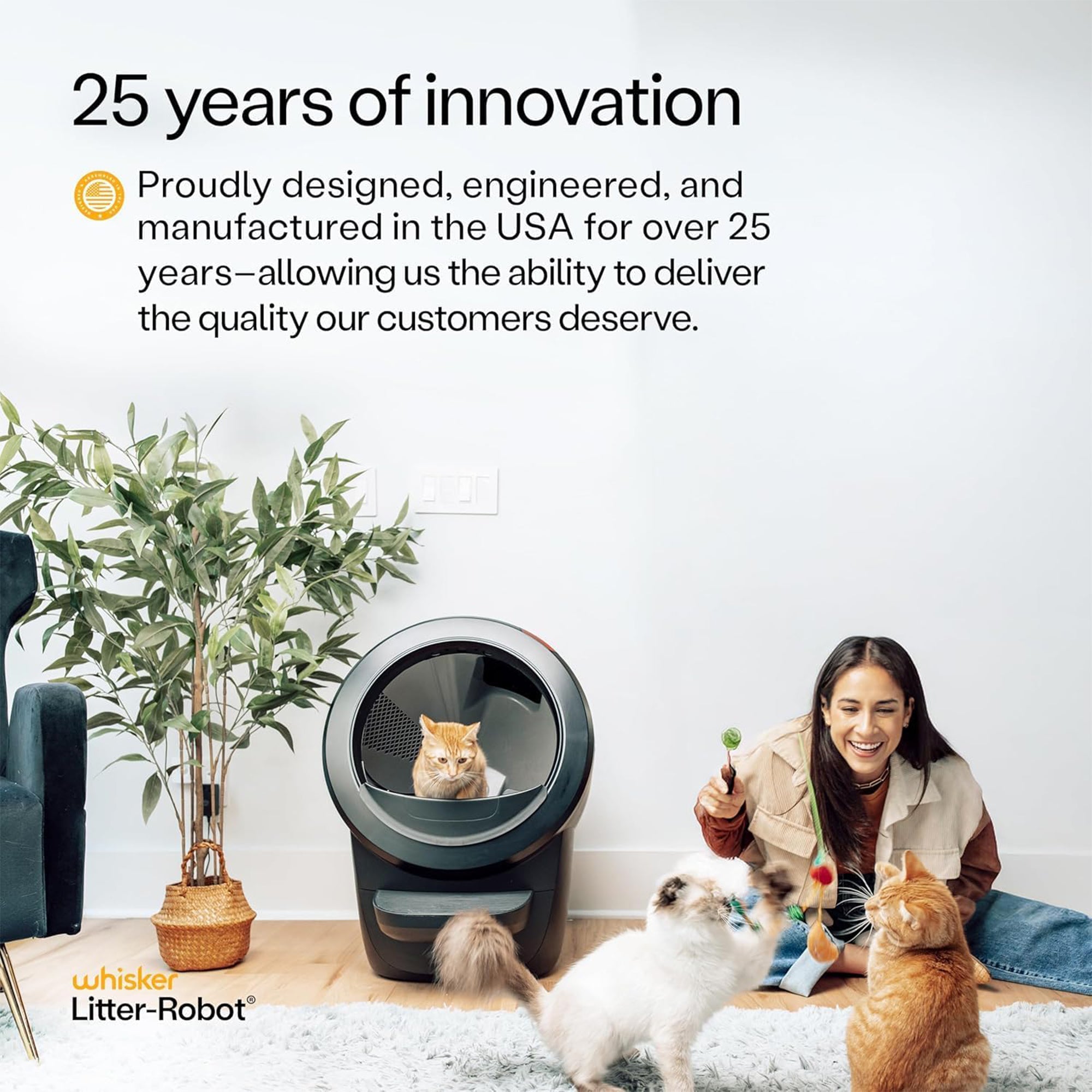 Litter-Robot 4 Supply & Accessory Bundle by Whisker, Black (Open Box) - VMInnovations