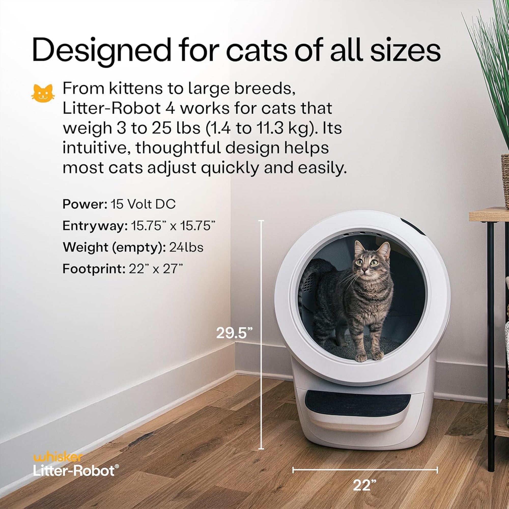 Litter-Robot 4 Supply & Accessory Bundle by Whisker, White