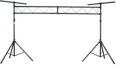 CHAUVET CH-31 Portable DJ Trussing T Bar Light Stand + (8) CLP-03 Light C-Clamps