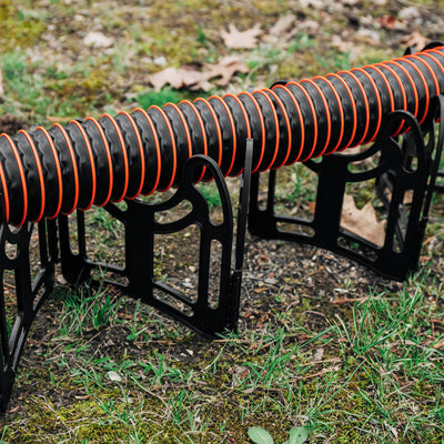 Camco Sidewinder 30' RV Sewer Hose Support, Gravity Flow Tool for Sewer Drainage - VMInnovations