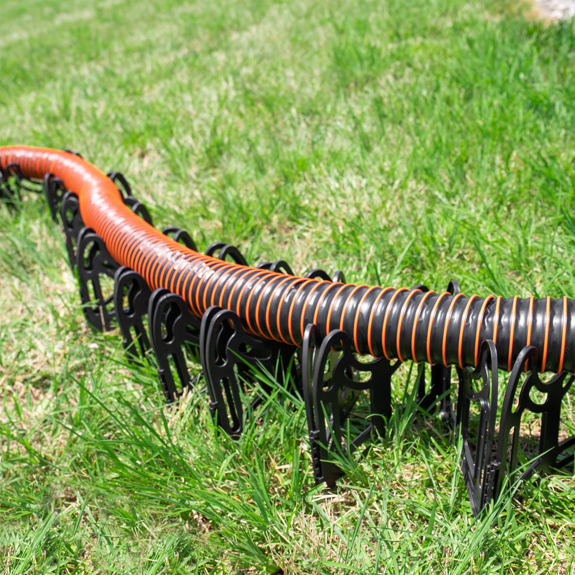 Camco Sidewinder 30' RV Sewer Hose Support, Gravity Flow Tool for Sewer Drainage - VMInnovations