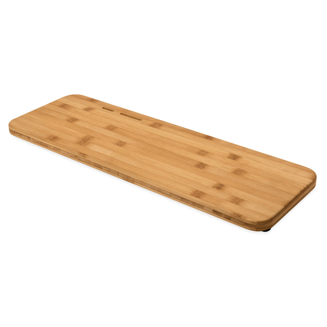 Camco Bamboo Over the Sink Cutting Board for RV and Marine Use, 24 x 8 Inches