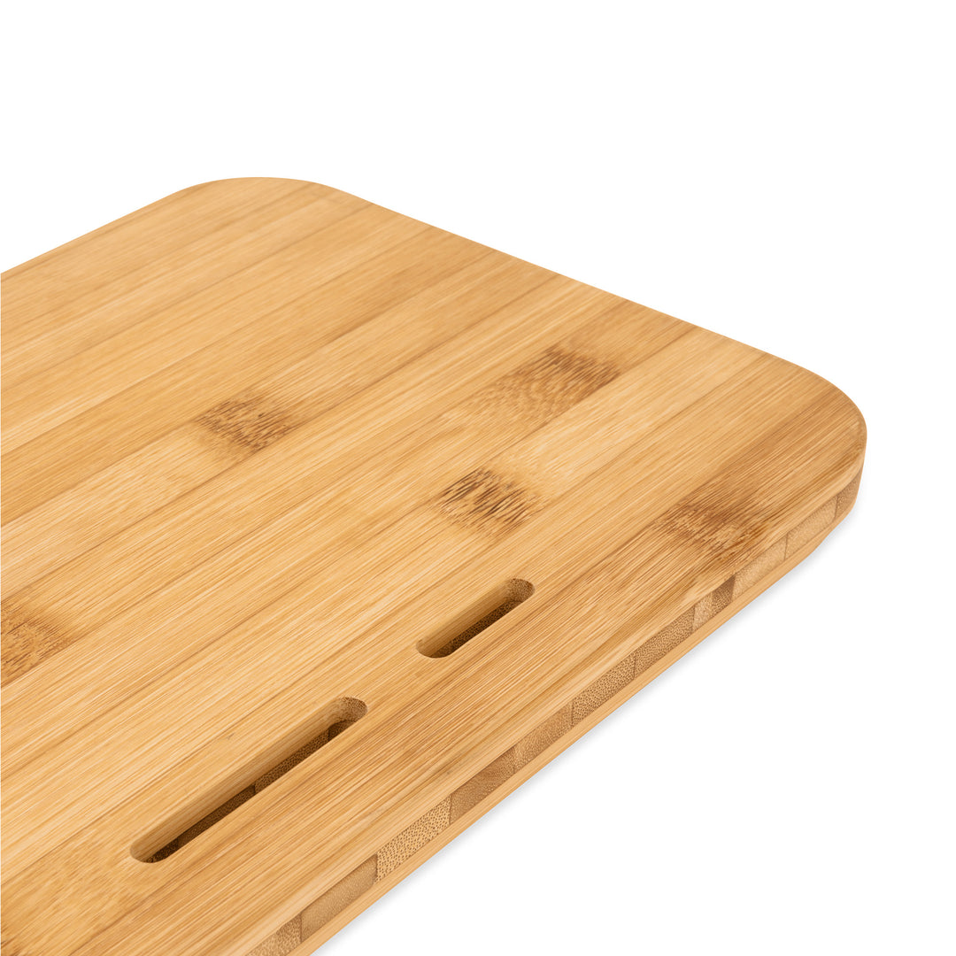 Camco Bamboo Over the Sink Cutting Board for RV and Marine Use, 24 x 8 Inches