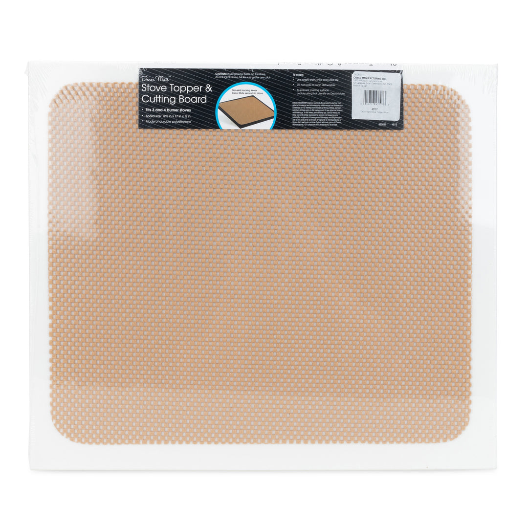 Camco Decor Mate RV Stove Topper & Workspace Board for Trailers & Campers, White - VMInnovations