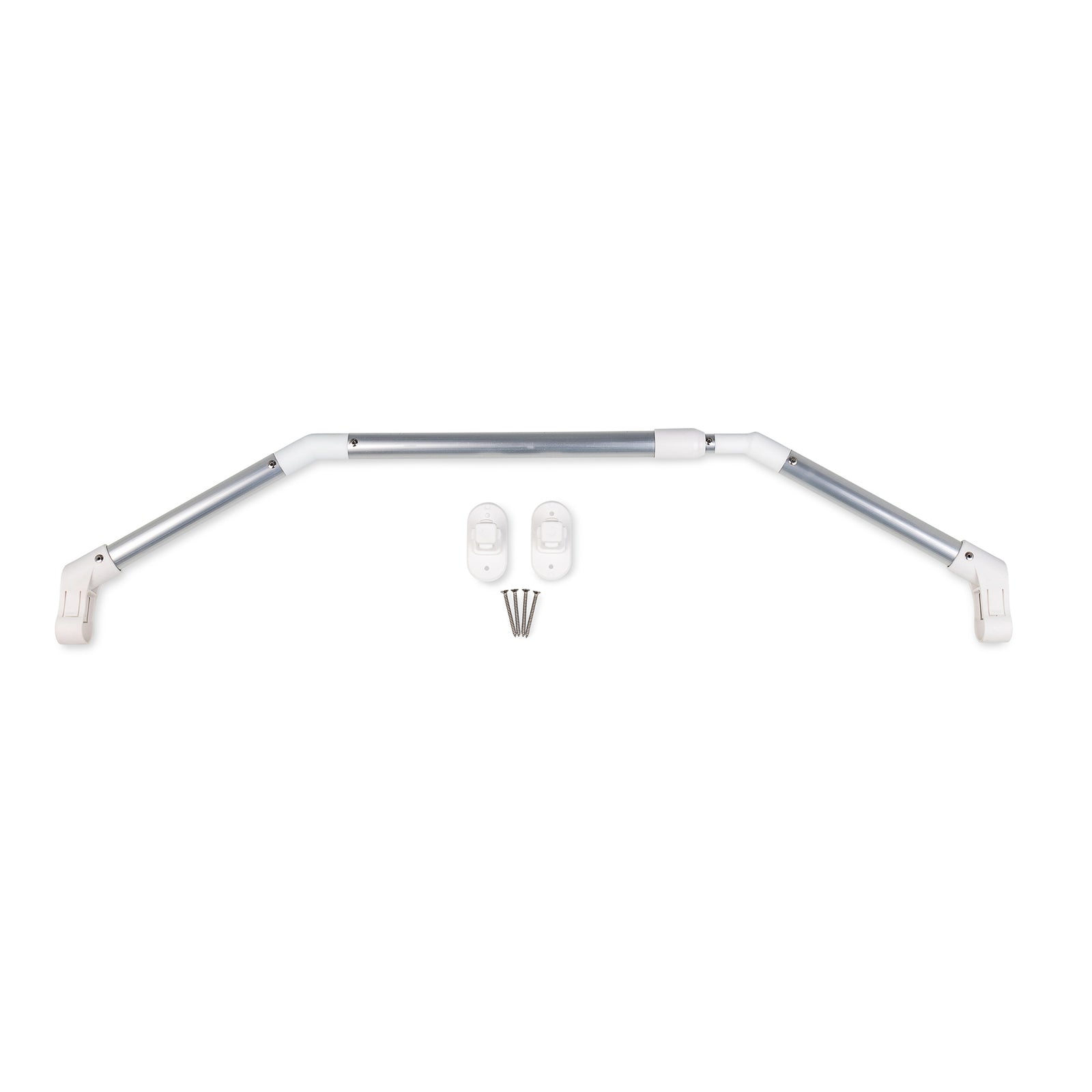 Camco RV Shower Extender Curtain Rod up to 35-42 Inch, Aluminum Pivoting Design - VMInnovations