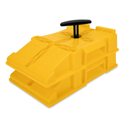 Camco FasTen Premium RV Leveling Trailer Ramps with T-Handle, 2.5" Lift, 2-Pack - VMInnovations