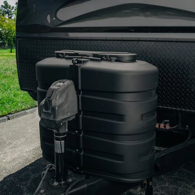 Camco Dual Propane Tank Cover for Campers or RVs, Fits 2 30 Pound Steel Tanks - VMInnovations