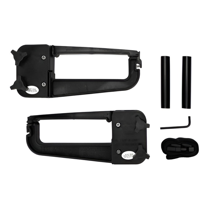 Camco Clamp-N-Carry Lockable Chair & Bike Rack for RV Ladders, Adjustable Strap - VMInnovations