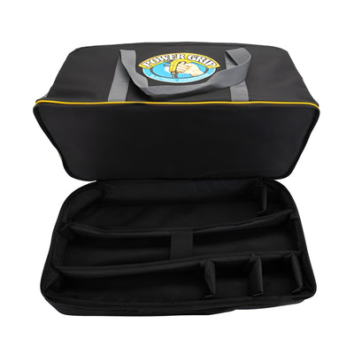 Camco Power Grip Electrical Accessory Bag with Adapter Storage Duffel, Black - VMInnovations