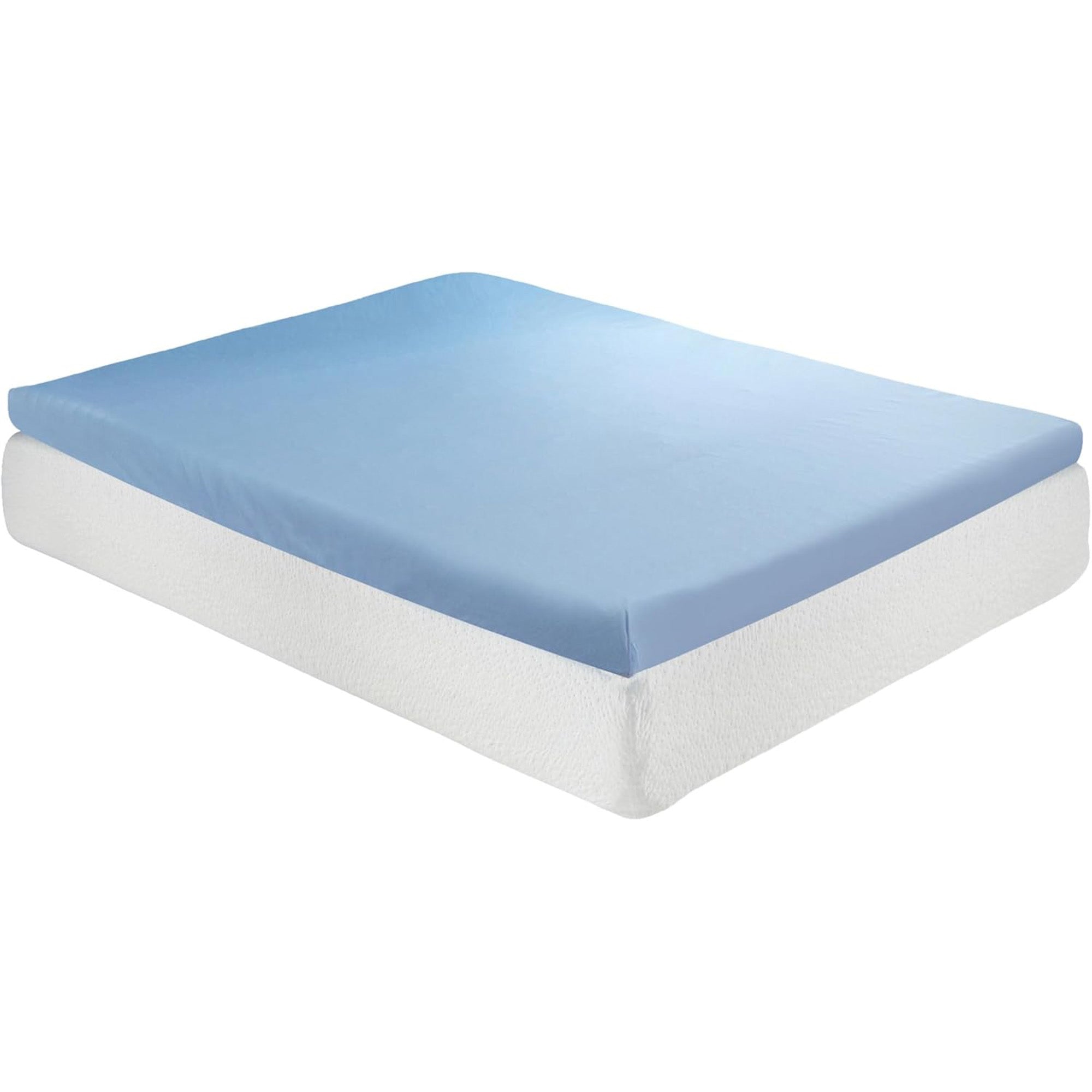 Roost Sleep Cool Cloud 3" Gel-Infused Memory Foam Cooling Mattress Topper, Queen - VMInnovations