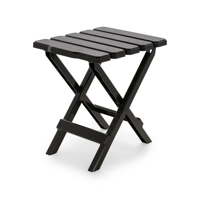 Camco Adirondack Style Folding Plastic Large Table, Indoor or Outdoor Use, Mocha - VMInnovations