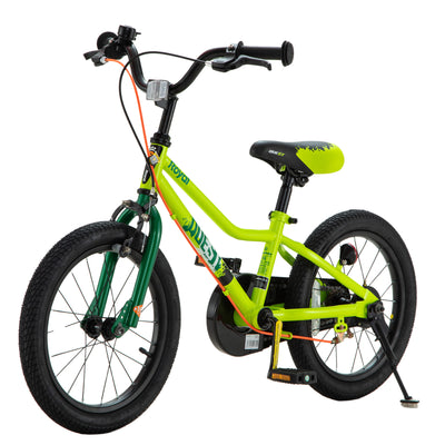 RoyalBaby Quest Outdoor Kid's Bicycle with Kickstand, 16 Inch Wheel, Green
