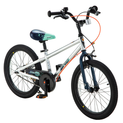 RoyalBaby Horizon EZ Outdoor Kid's Bicycle with Kickstand, 18 Inch, Blue