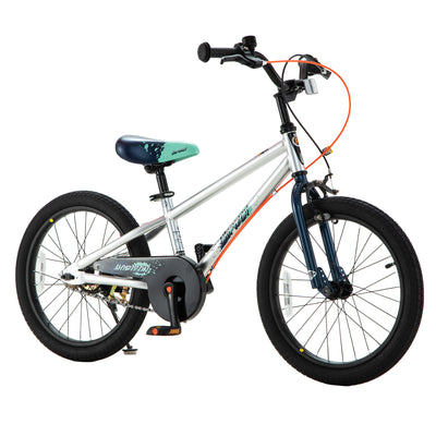 RoyalBaby Horizon EZ Outdoor Kid's Bicycle with Kickstand, 18 Inch, Blue