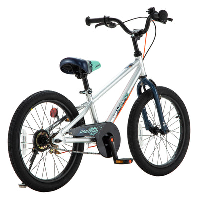 RoyalBaby Horizon EZ Outdoor Kid's Bicycle with Kickstand, 18 Inch, Blue