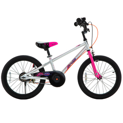 RoyalBaby Horizon EZ Outdoor Kid's Bicycle with Kickstand, 18 Inch, Pink