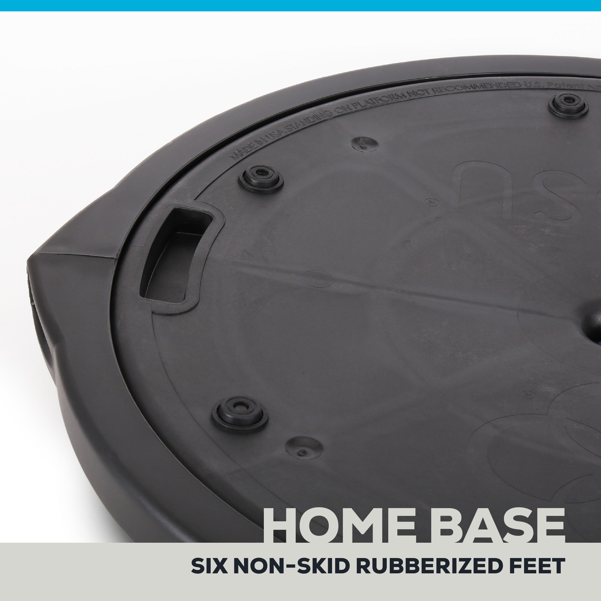 Bosu Home Balance Trainer for Strength, Flexibility, and Cardio Workouts, Black - VMInnovations