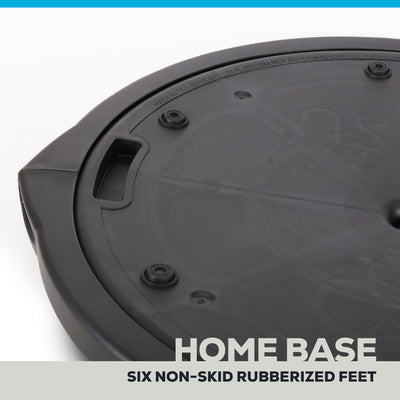 Bosu Home Balance Trainer for Strength, Flexibility, and Cardio Workouts, Black - VMInnovations