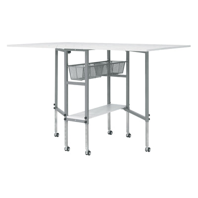 Sew Ready Foldable Hobby and Cutting Grid Table with Storage for Arts and Crafts (Open Box)