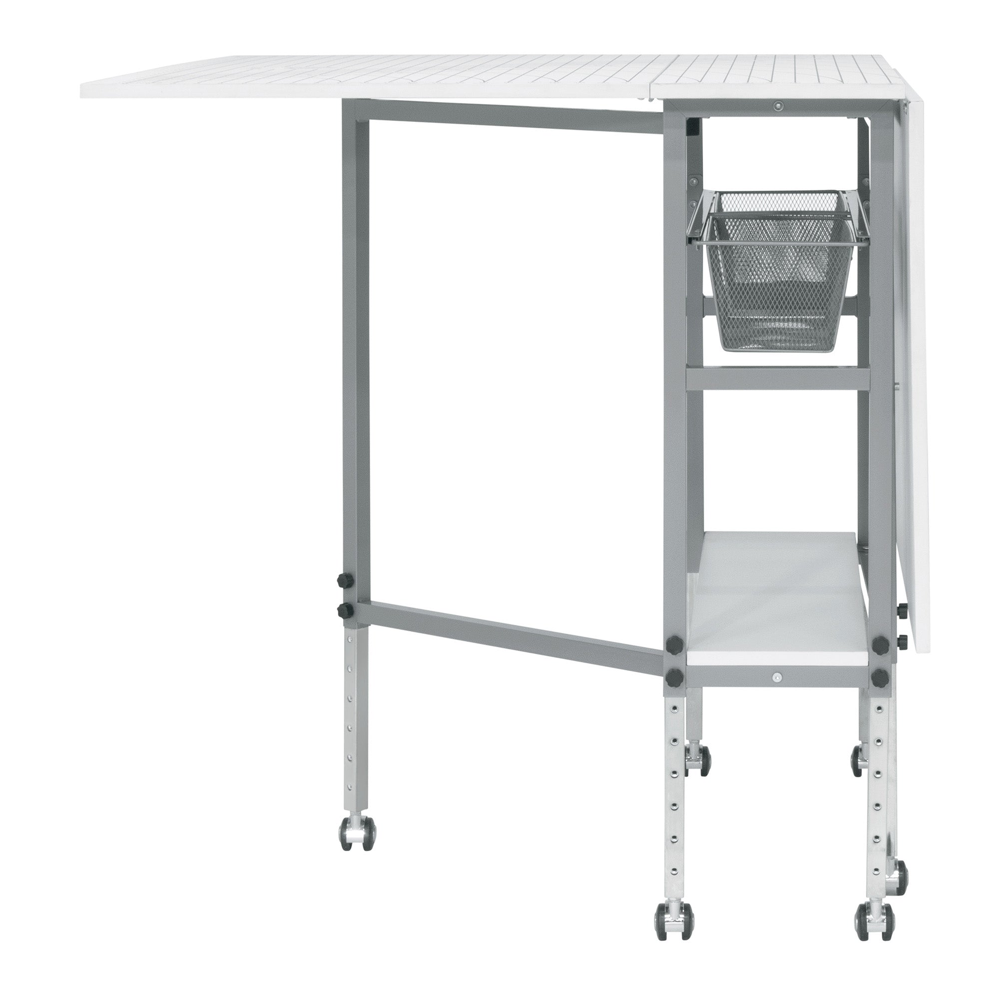 Sew Ready Foldable Hobby and Cutting Grid Table with Storage for Arts and Crafts (Open Box)