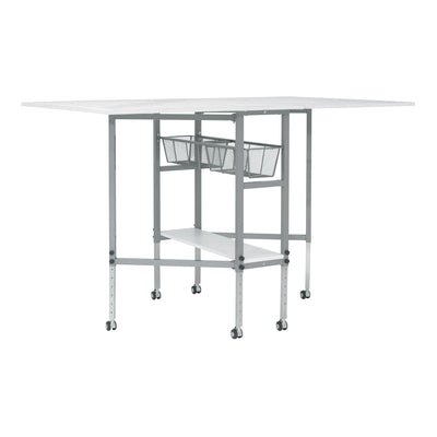 Sew Ready Foldable Hobby and Cutting Grid Table with Storage for Arts and Crafts - VMInnovations