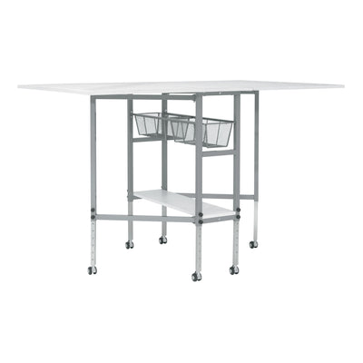 Sew Ready Foldable Hobby and Cutting Grid Table with Storage for Arts and Crafts