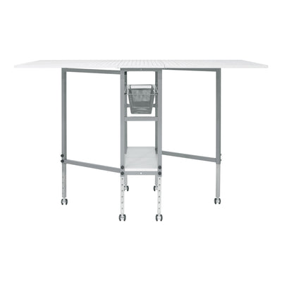 Sew Ready Foldable Hobby and Cutting Grid Table with Storage for Arts and Crafts (For Parts)