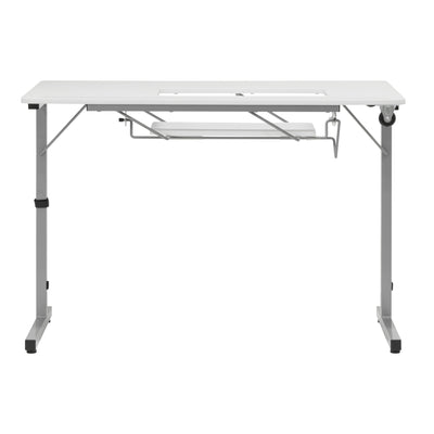 Sew Ready Portable Sewing Table with Foldable and Rollaway Design, (Open Box)