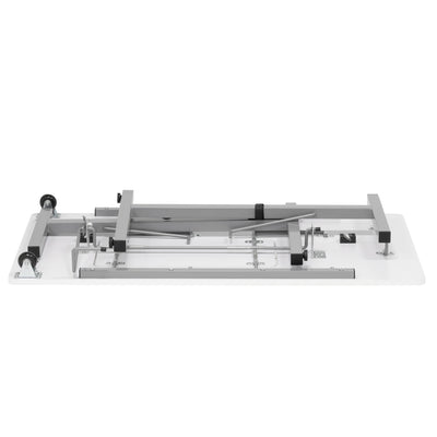 Sew Ready Portable Sewing Table with Foldable and Rollaway Design, Silver/White (Used) - VMInnovations