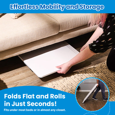 Sew Ready Portable Sewing Table with Foldable and Rollaway Design, (For Parts)