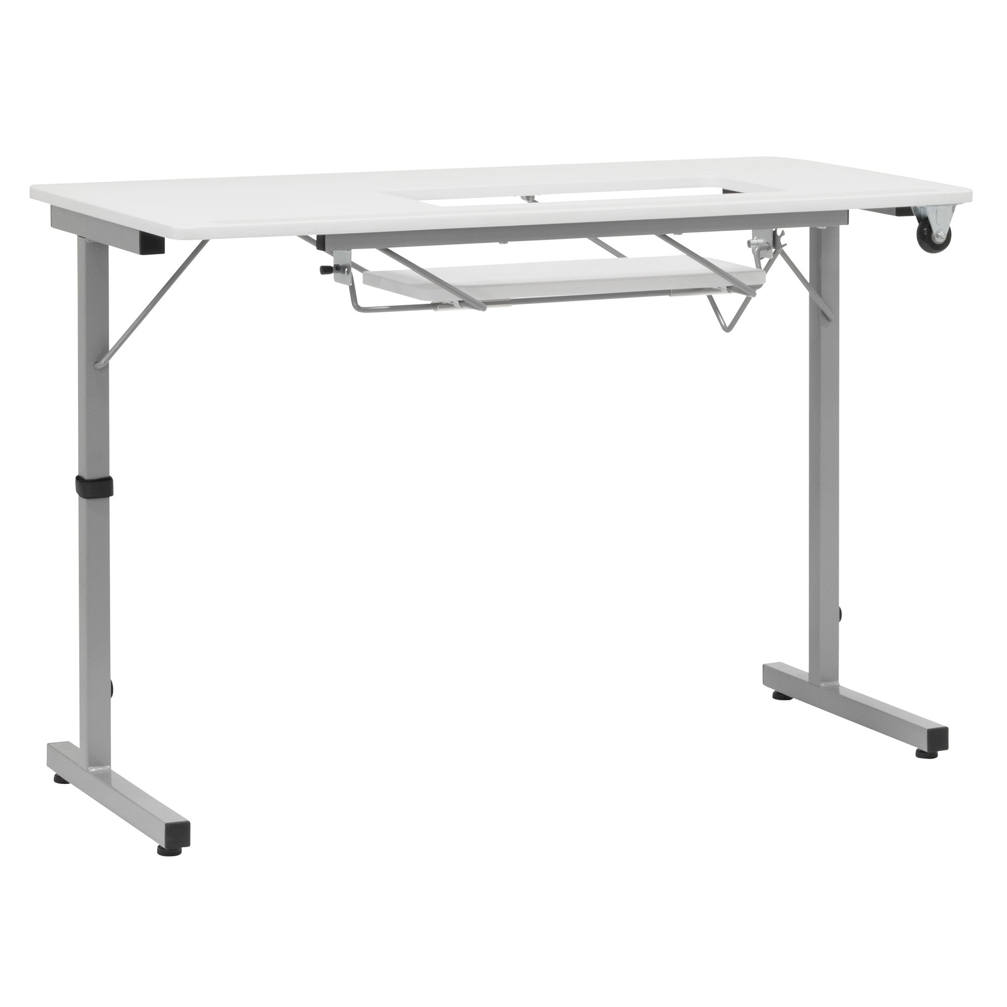 Sew Ready Portable Sewing Table with Foldable and Rollaway Design, (Open Box)
