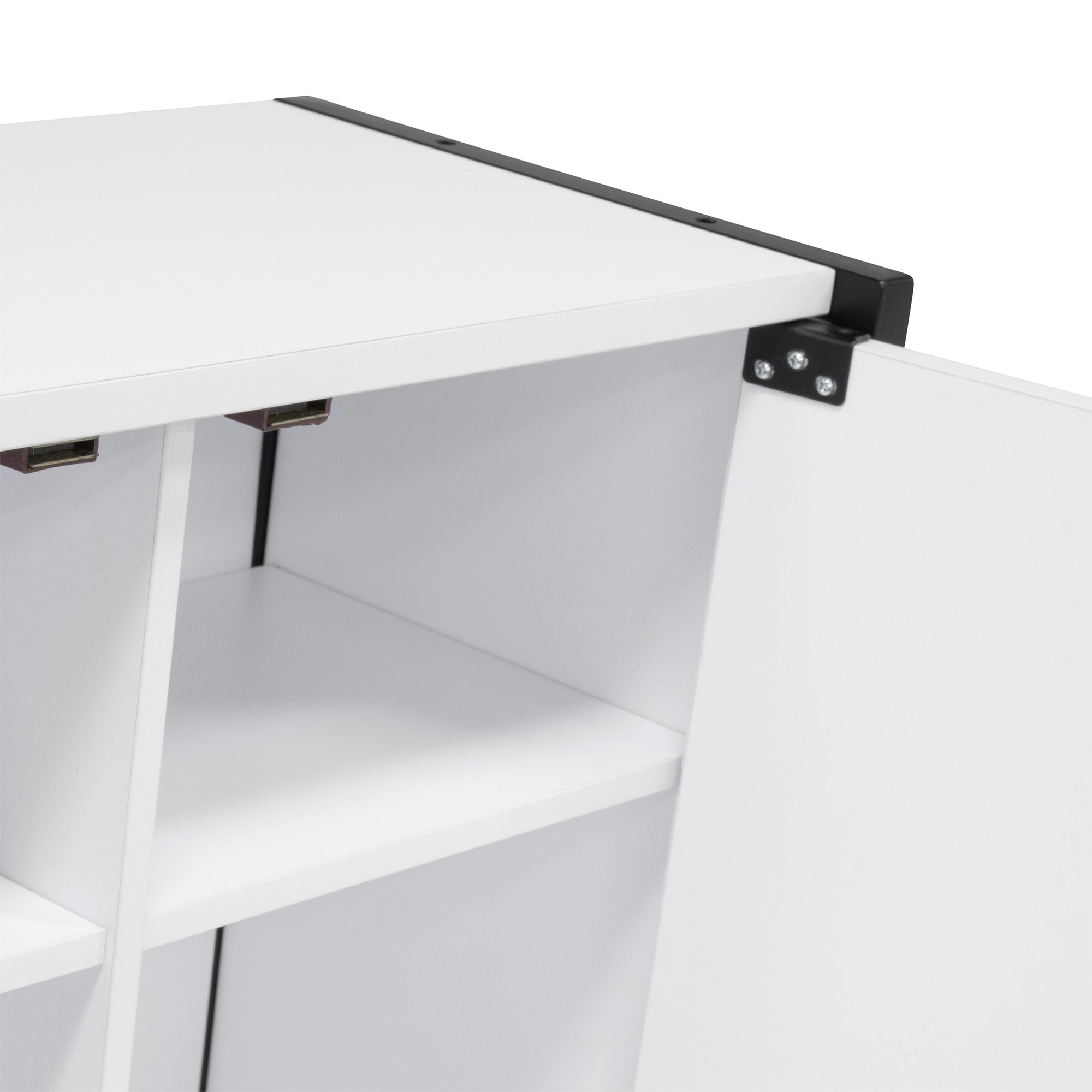 Sew Ready Folding Craft Armoire Cabinet, Multipurpose Workstation with Table - VMInnovations